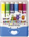 Flamastry stempelki z pieczątkami 12 szt
