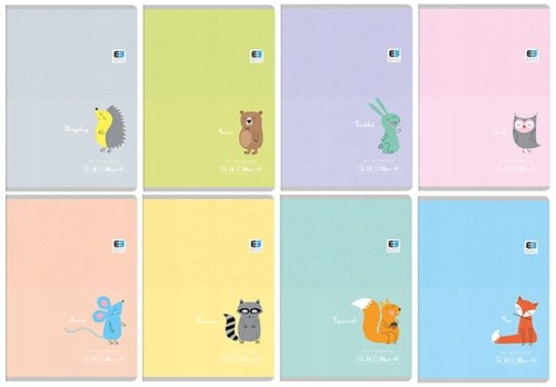 Zeszyt A5 16 kartek w linie B&B Kids pastel