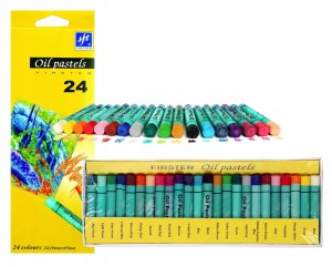 Pastele olejne w kredce 24 kolory Firster
