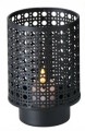 Lampion dekoracyjny czarny metalowy 27 cm Viennas