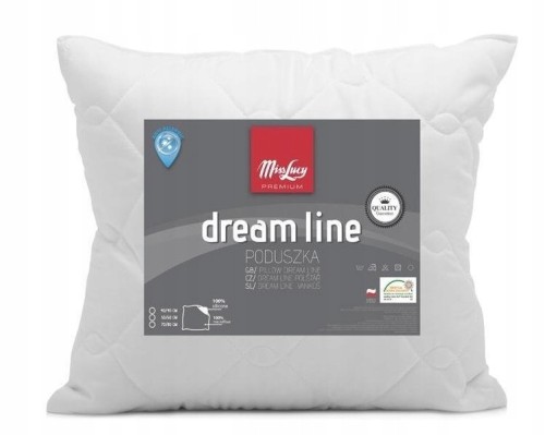 Poduszka antyalergiczna jasiek biała 40x40 cm