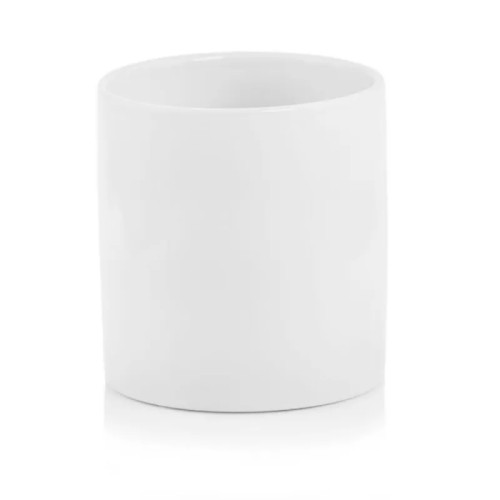 Osłonka na doniczkę ceramiczna biała 13,5 cm