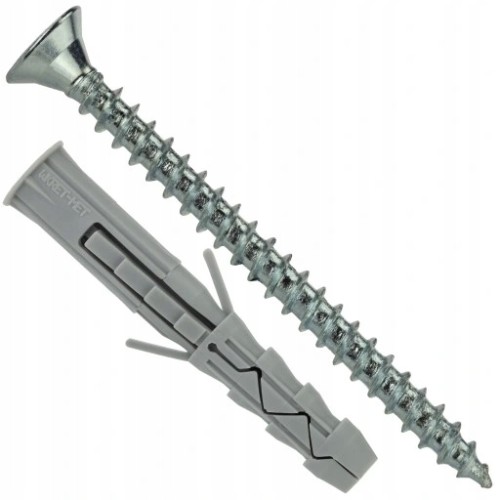 Kołki rozporowe z wkrętem blister 10 x 60 mm 7 szt