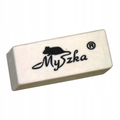 Gumka do mazania myszka biała