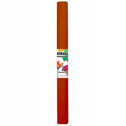Bibuła marszczona szkolna jasny brąz 50 x 200 cm