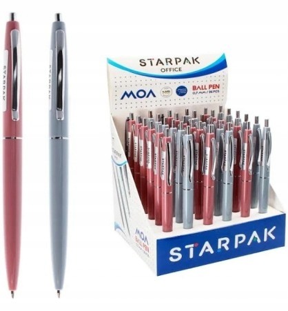 Długopis automatyczny niebieski szkolny StarPak