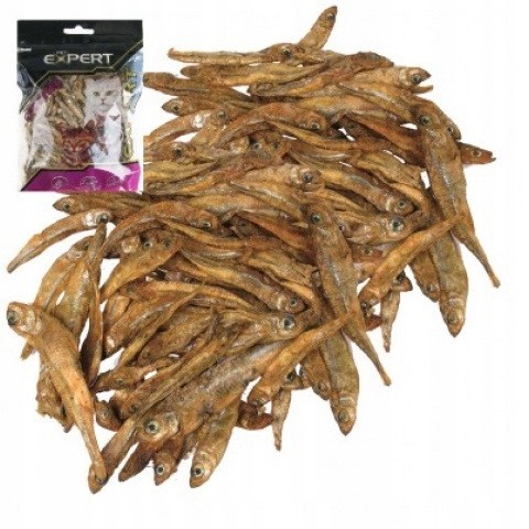 Rybki suszone dla kota przysmak 50 g