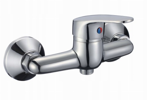 Bateria natryskowa ścienna chrom Daisy