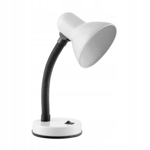 Lampka biurkowa biało-czarna 40W Fupi