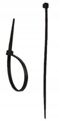Opaski zaciskowe mocne czarne 4,8 x 370 mm 25 szt