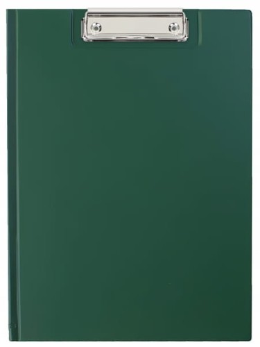 Deska z klipem podkładka zamykana A4 zielona