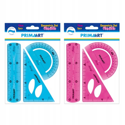 Zestaw geometryczny szkolny flexi 3 elementy