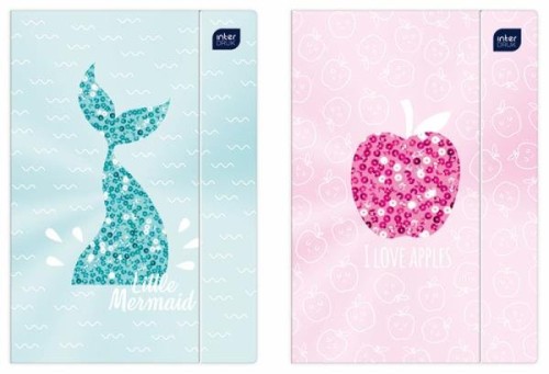 Teczka na gumkę Shine Metallic A4