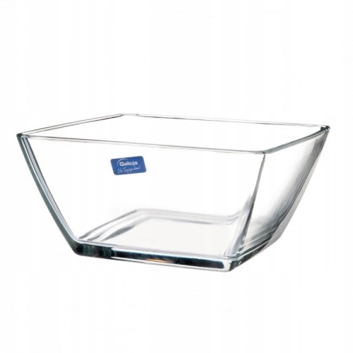Salaterka kwadratowa przezroczysta 19 cm
