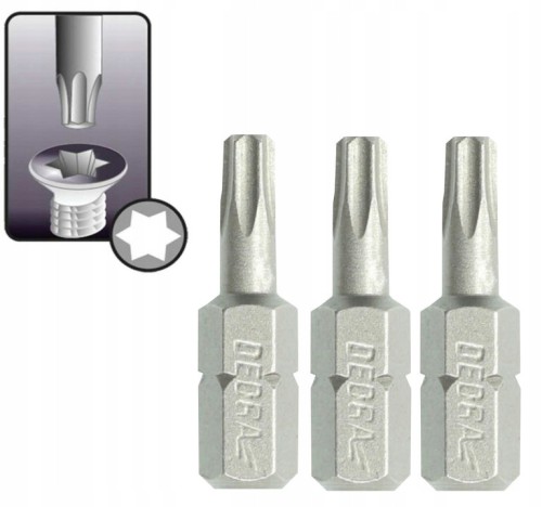 Zestaw bitów do wkrętarki końcówki TORX 40x25 mm