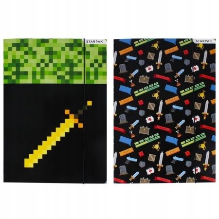 Teczka z gumką A4 Minecraft