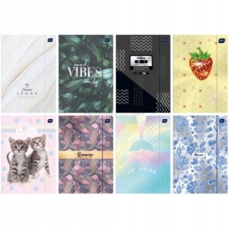 Teczka z gumką A4 Lux Metallic