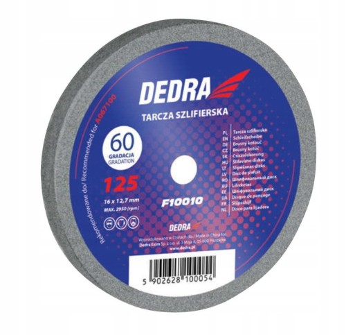 Tarcza szlifierska do metalu 125 x 16 x 12,7 mm