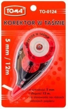 Korektor w taśmie myszka 12 m