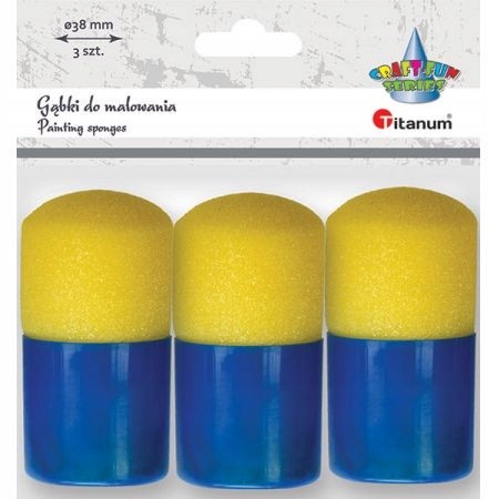 Pędzle gąbki do tuszowania 38 mm 3 szt
