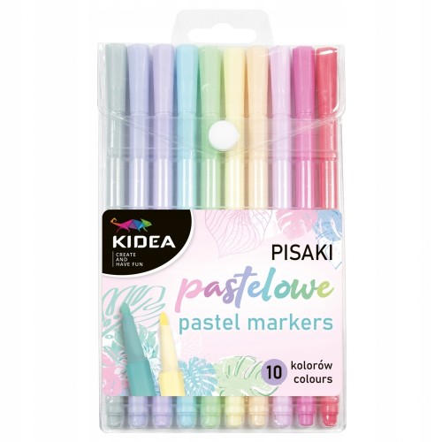 Pisaki pastelowe 10 kolorów Kidea