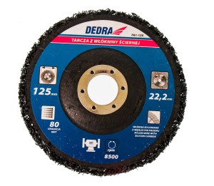 Tarcza z włókniny ściernej do usuwania rdzy 125 mm