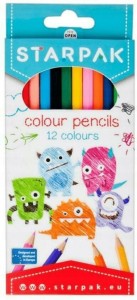Kredki ołówkowe dla dzieci 12 kolorów