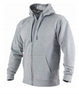 Bluza robocza męska z kapturem szara roz. XXL