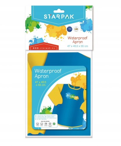 Fartuszek do malowania dla dzieci wodoodporny