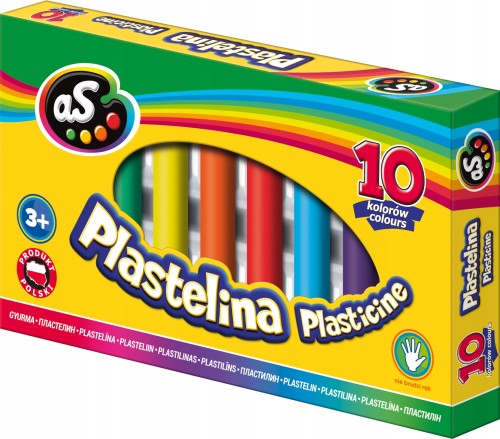 Plastelina szkolna 10 kolorów