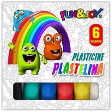 Plastelina artystyczna dla dzieci 6 kolorów