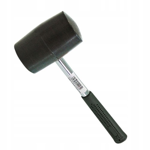 Młotek gumowy z metalowym trzonkiem 450g