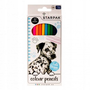 Kredki ołówkowe szkolne 12 kolorów