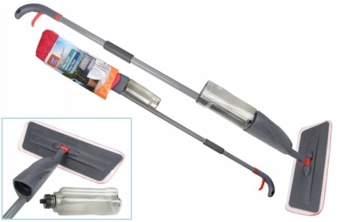 Mop ze spryskiwaczem płaski