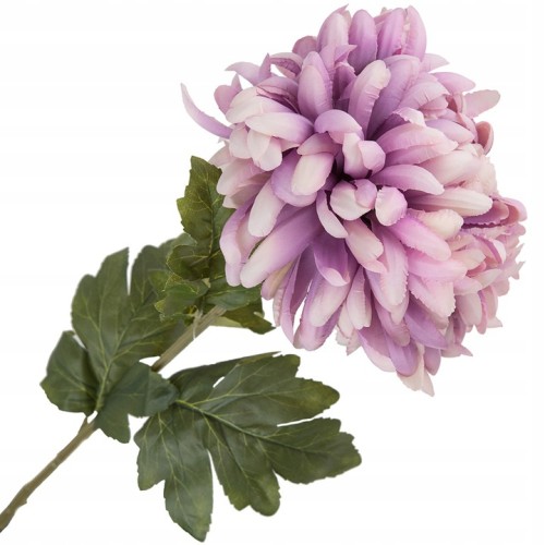 Chryzantema z łodygą sztuczny kwiat duży 77 cm