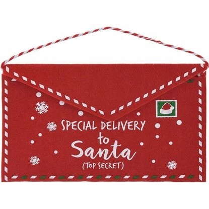 Koperta świąteczna na list do Świętego Mikołaja 27x16 cm