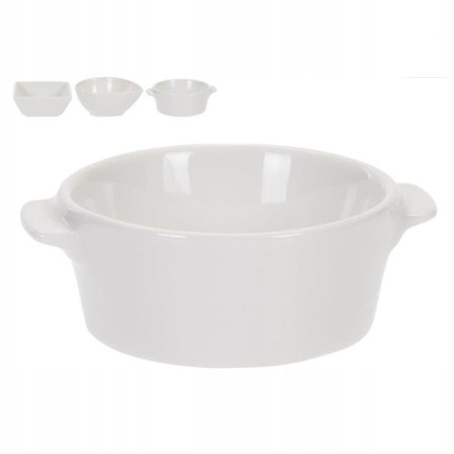 Miseczki porcelanowe na przystawki i sosy białe 10 cm