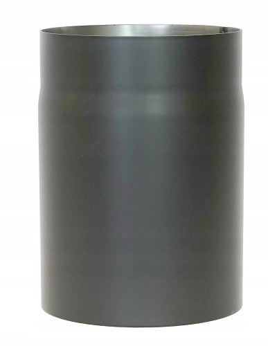 Rura kominowa stalowa czarna 120mm 25cm