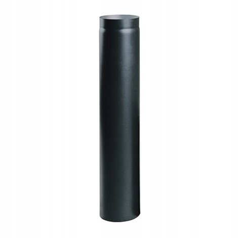 Rura kominowa stalowa czarna 120mm 100cm