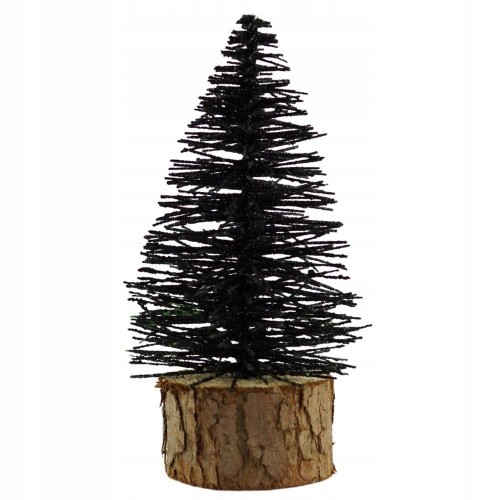 Sztuczne drzewko na pniu choinka 14 cm