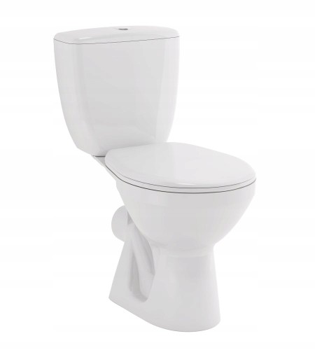 WC kompakt biały zestaw z deską KASKADA 3/6 L