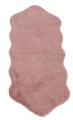 Dywanik ze sztucznego futerka dekoracyjny różowy 130x60 cm