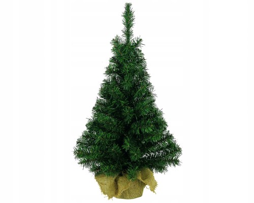Choinka w worku jutowym drzewko świąteczne 75 cm