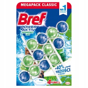Zawieszka do WC Bref Power Aktiv sosna 3x50g