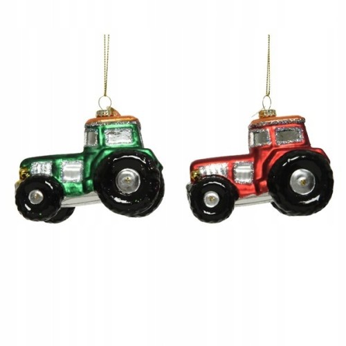 Zawieszka na choinkę świąteczna traktor 7 cm