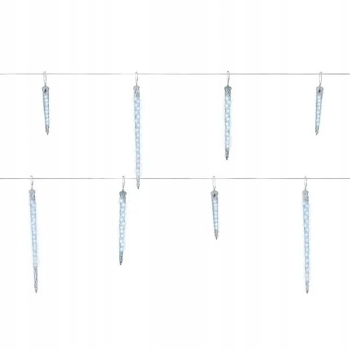 Lampki choinkowe IP44 ozdobne sople 2,5 m