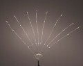 Lampki świąteczne na kwiaty LED ozdobne 80 cm