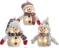 Figurka świąteczna LED bałwan 15 cm