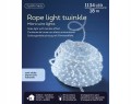 Lampki choinkowe LED zewnętrzne zimne białe 18 m