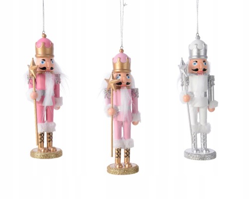 Zawieszka na choinkę dziadek do orzechów 17 cm